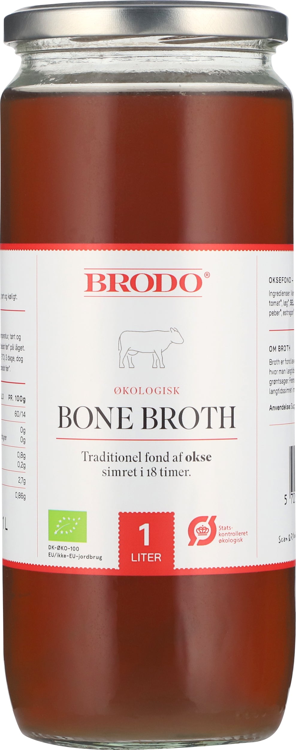Økologisk Oksebroth 1L Fond