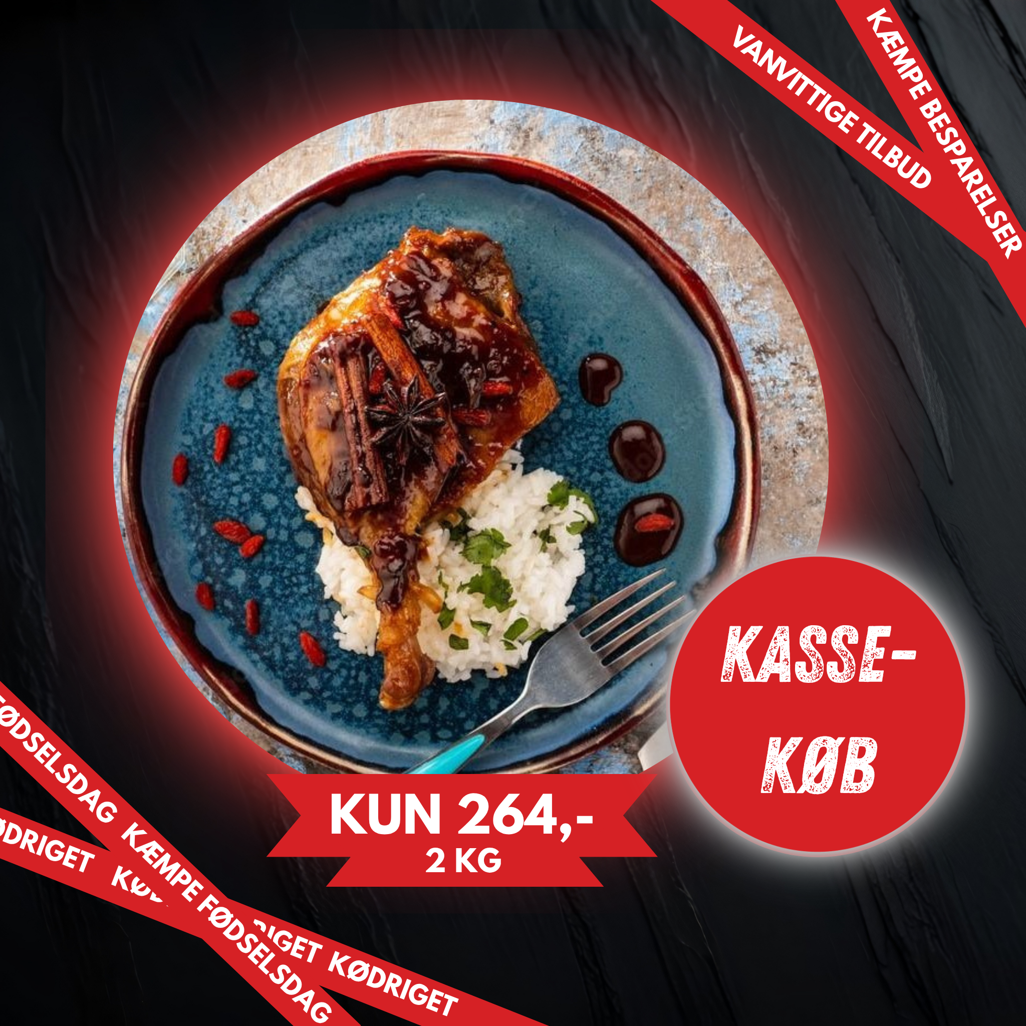 Confit de canard KASSEKØB UNDER 30,- pr. lår.