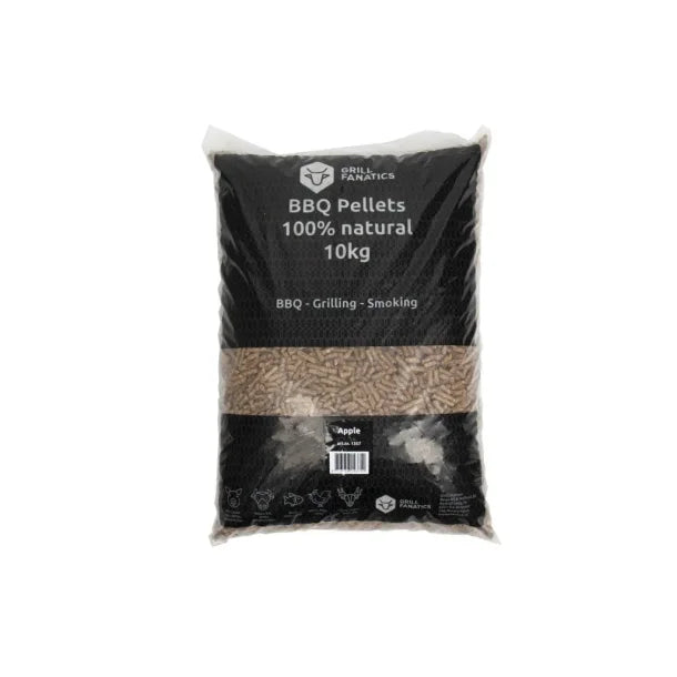 Grill Fanatics BBQ Træpiller/Pellets 10kg – 100% Naturlig Æble