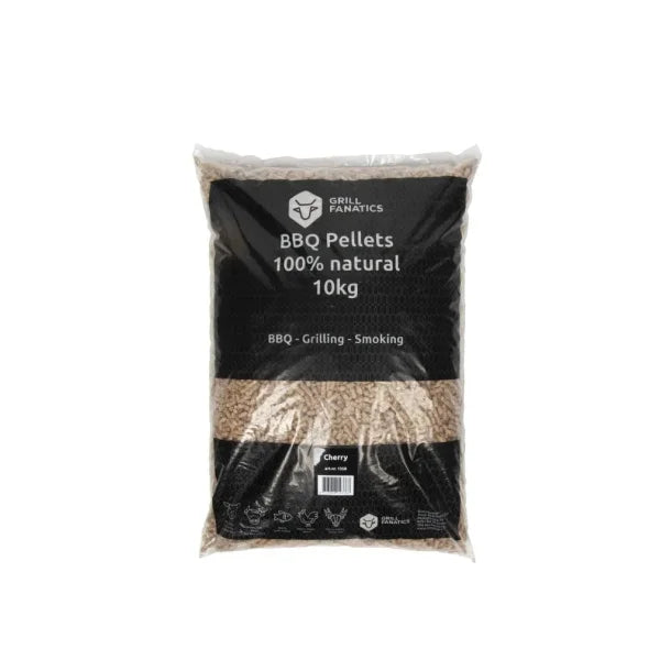 Grill Fanatics BBQ Pellets 10kg – 100% Naturlig Kirsebær