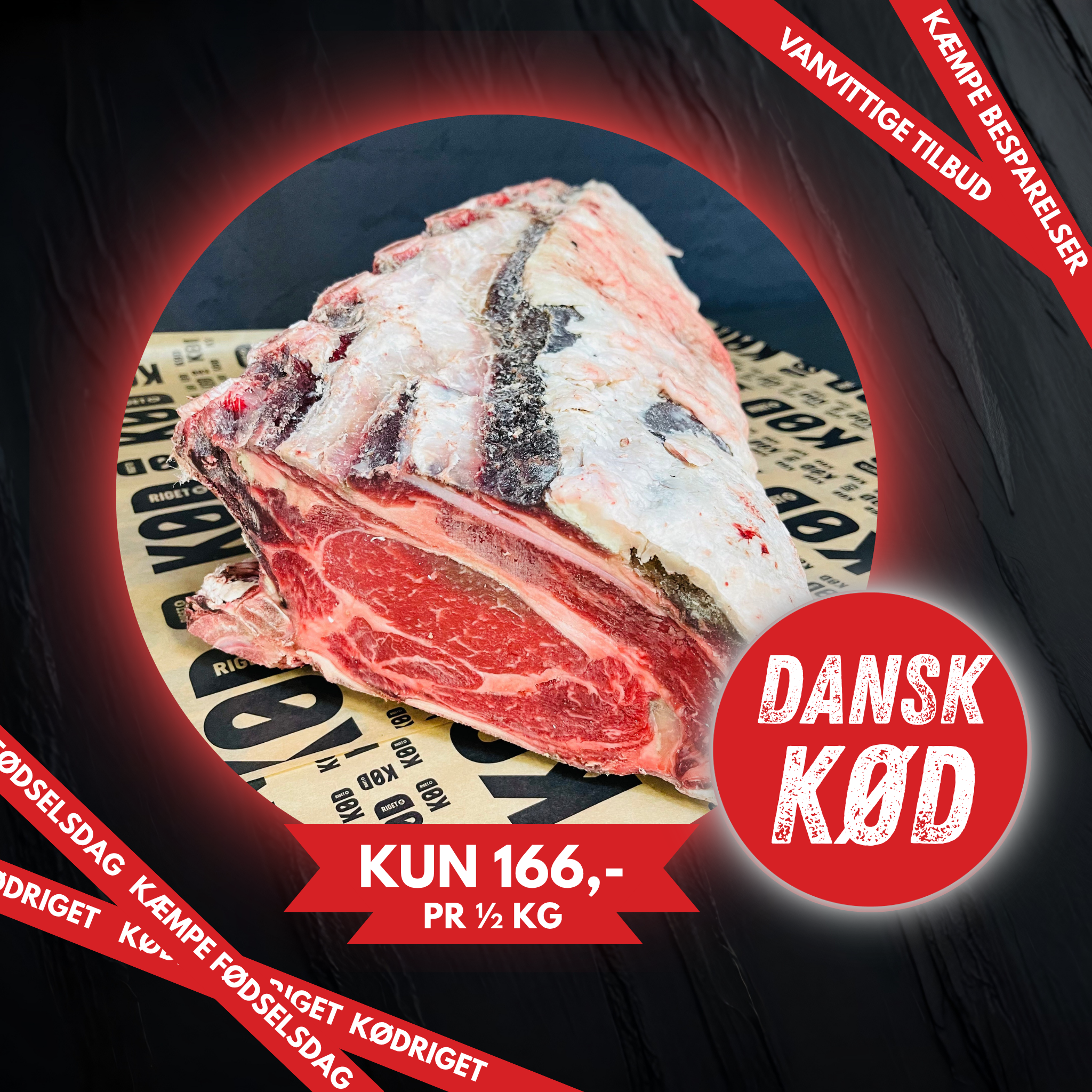 Dansk Dry Age Cote De Boeuf - SUPER BEGRÆNSET ANTAL