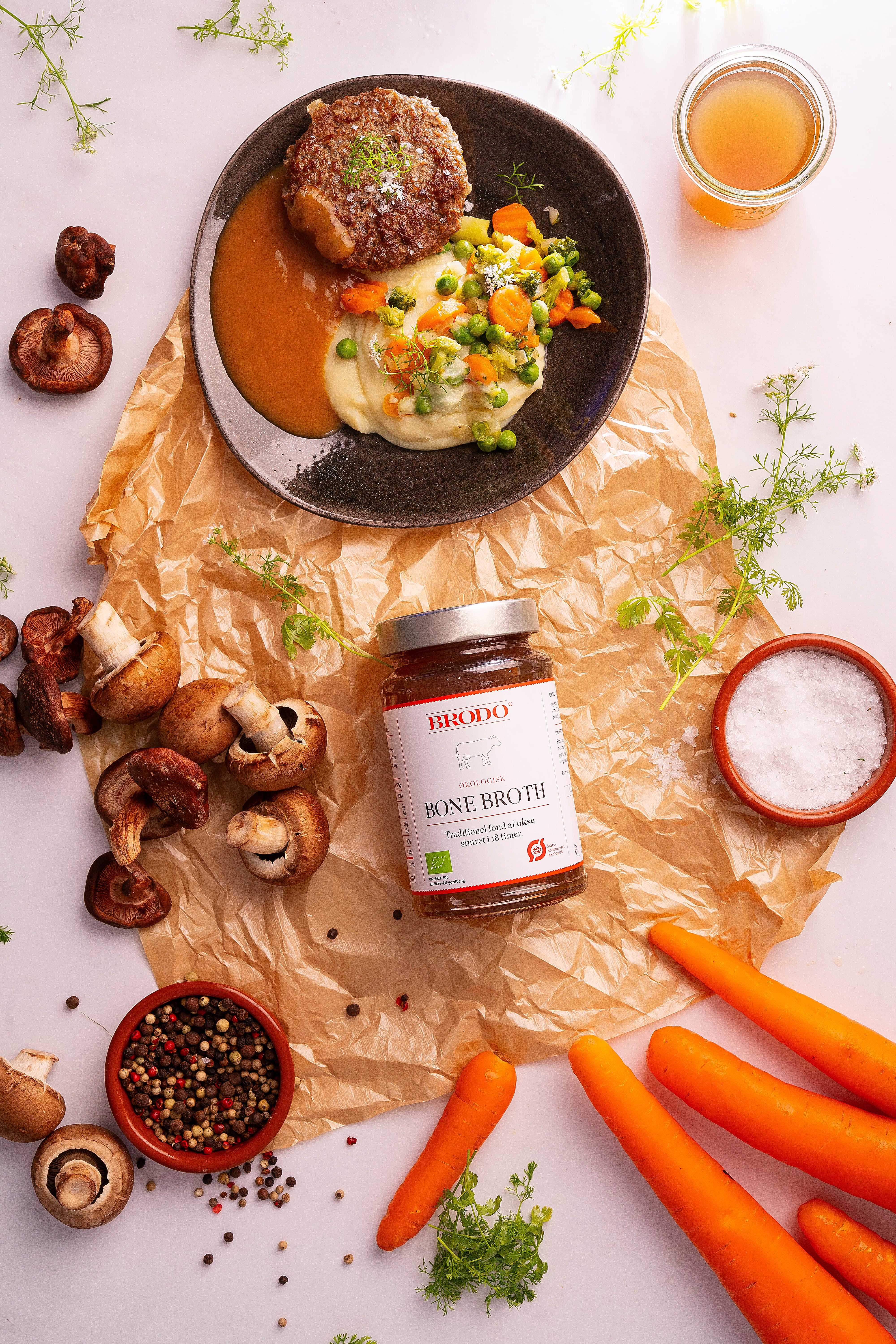 Økologisk Oksebroth 390ml Fond