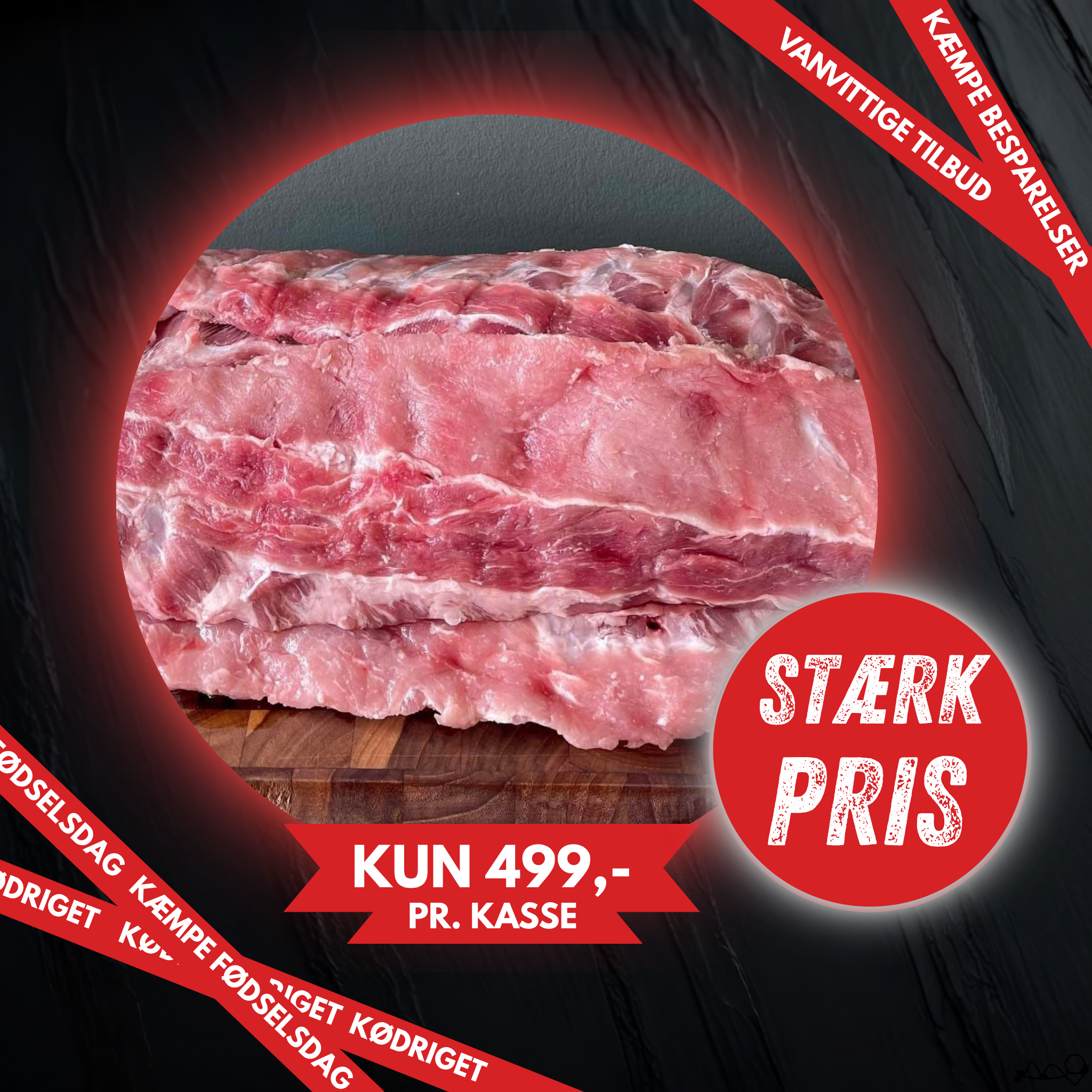 Store +750g Kamben - KUN 49,9 pr. Række.