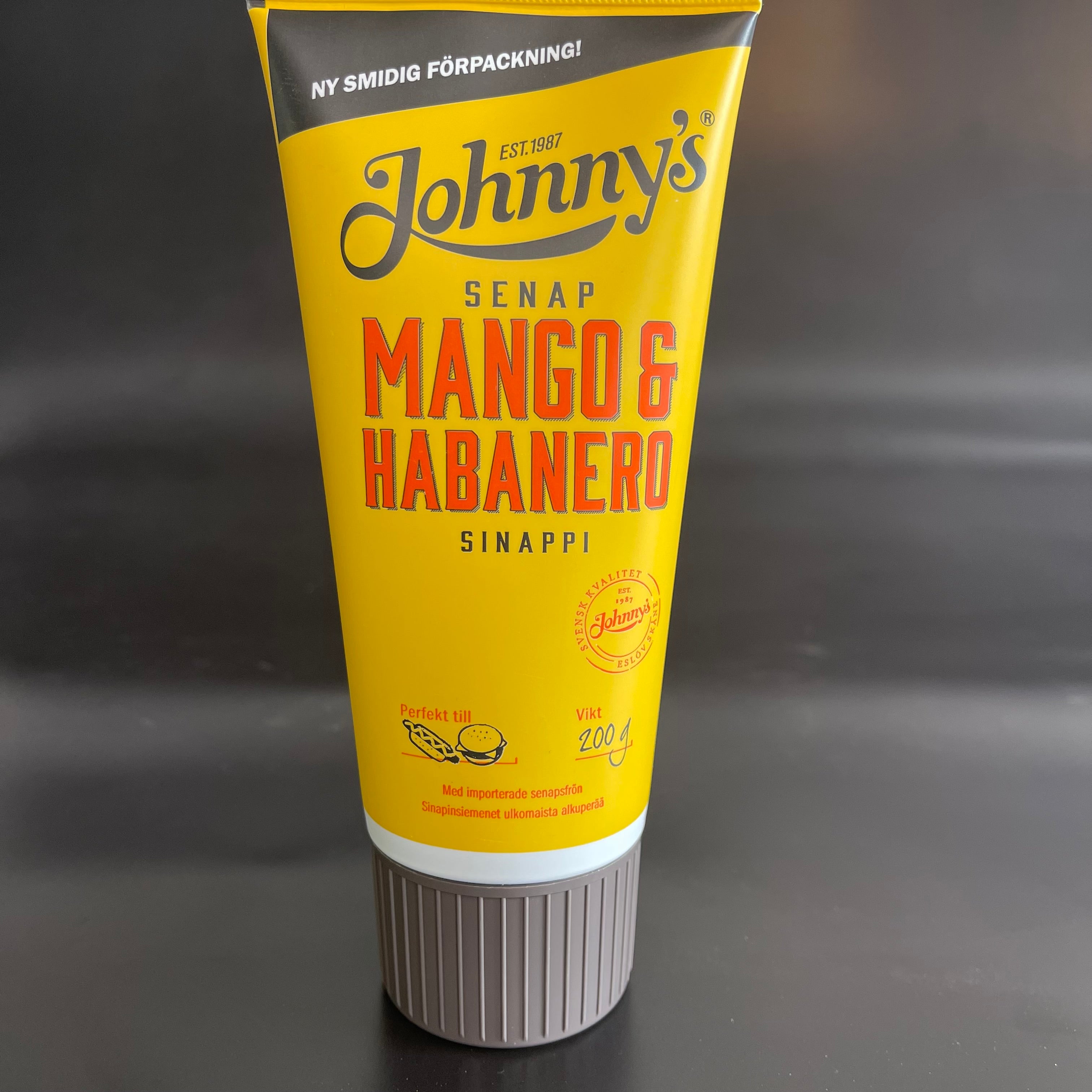 Johnny's Mango & Habanero Sennep