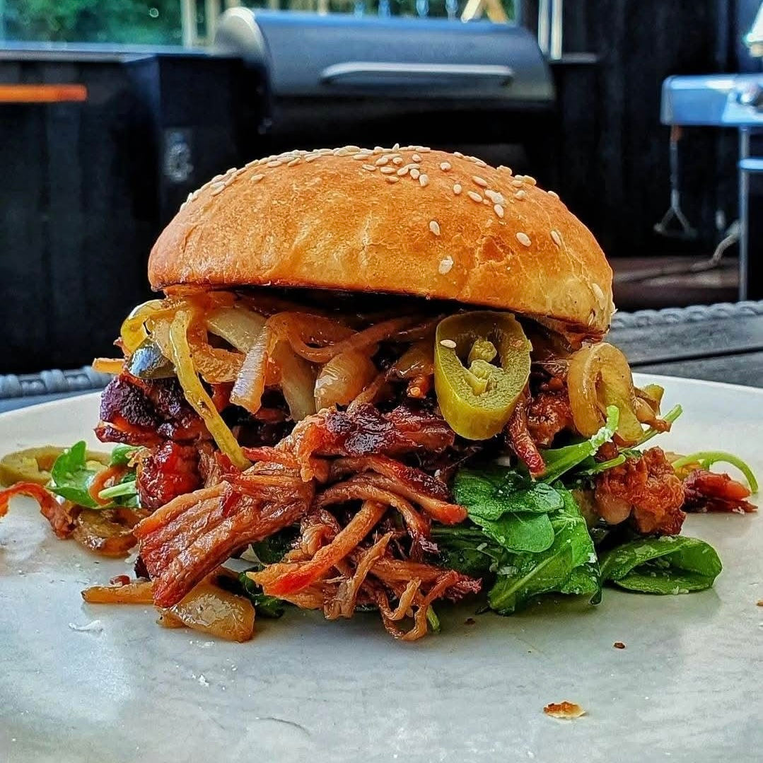 Pulled pork 500g Nok til 4 burger.