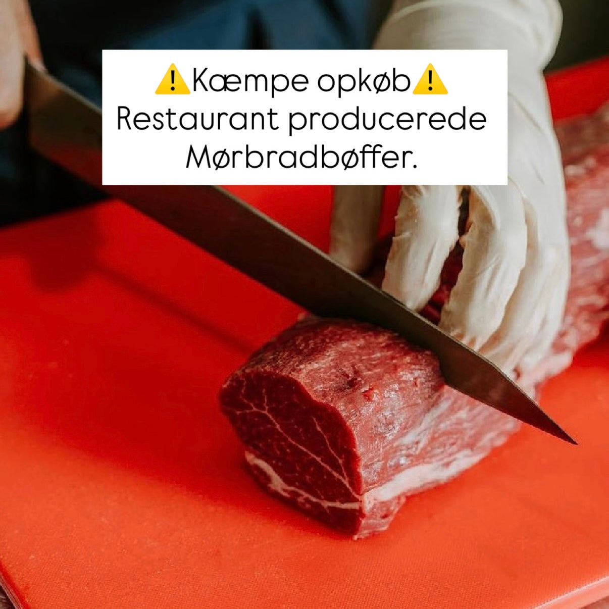 Oksemørbrad bøf af sydamerikansk mørbrad. Fra KUN 75,- pr. stk.