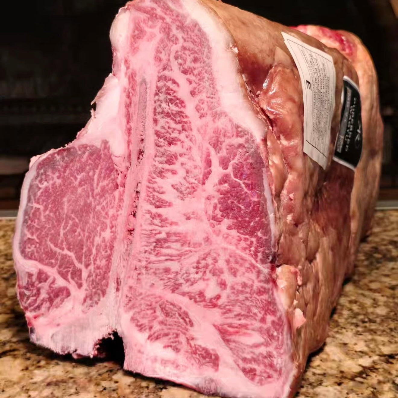 King River Wagyu T-Bone. MBS 8-12