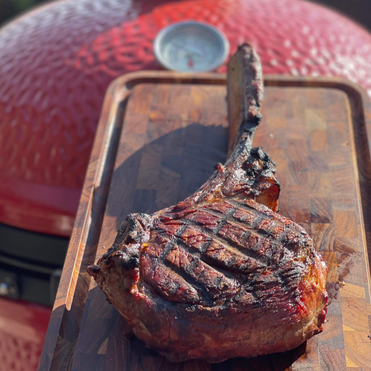 Kæmpe ribeye på ben.