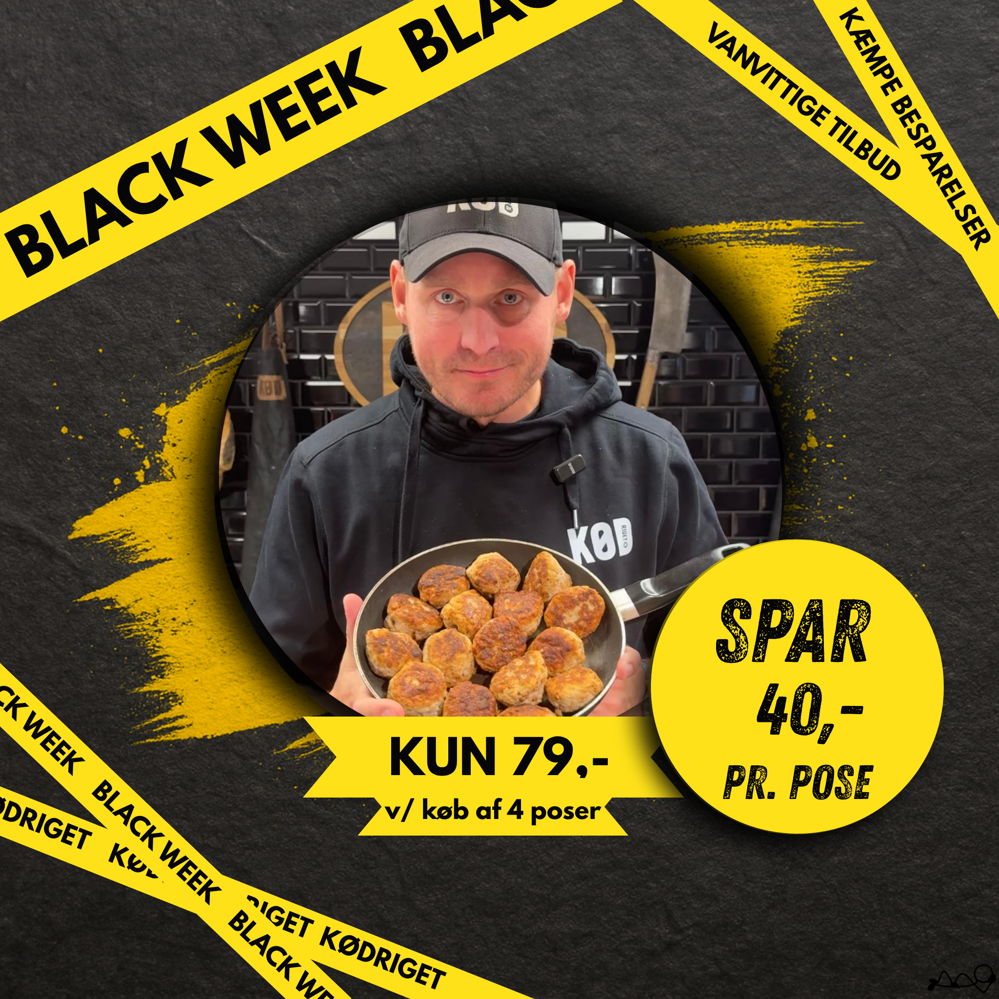 Kødriget´s Frikadeller pandestegte