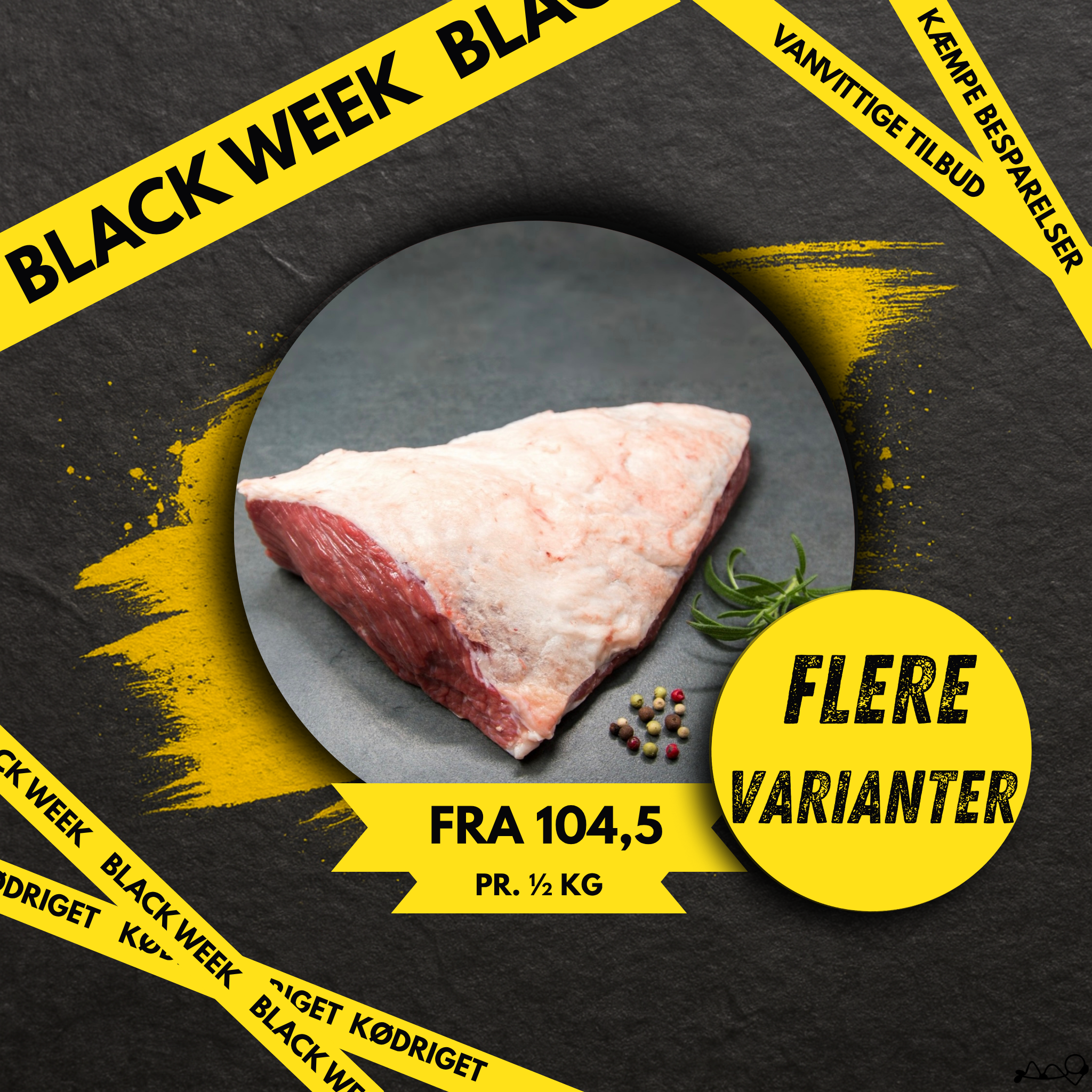 Kalve culotte krydret med Hvidløg.