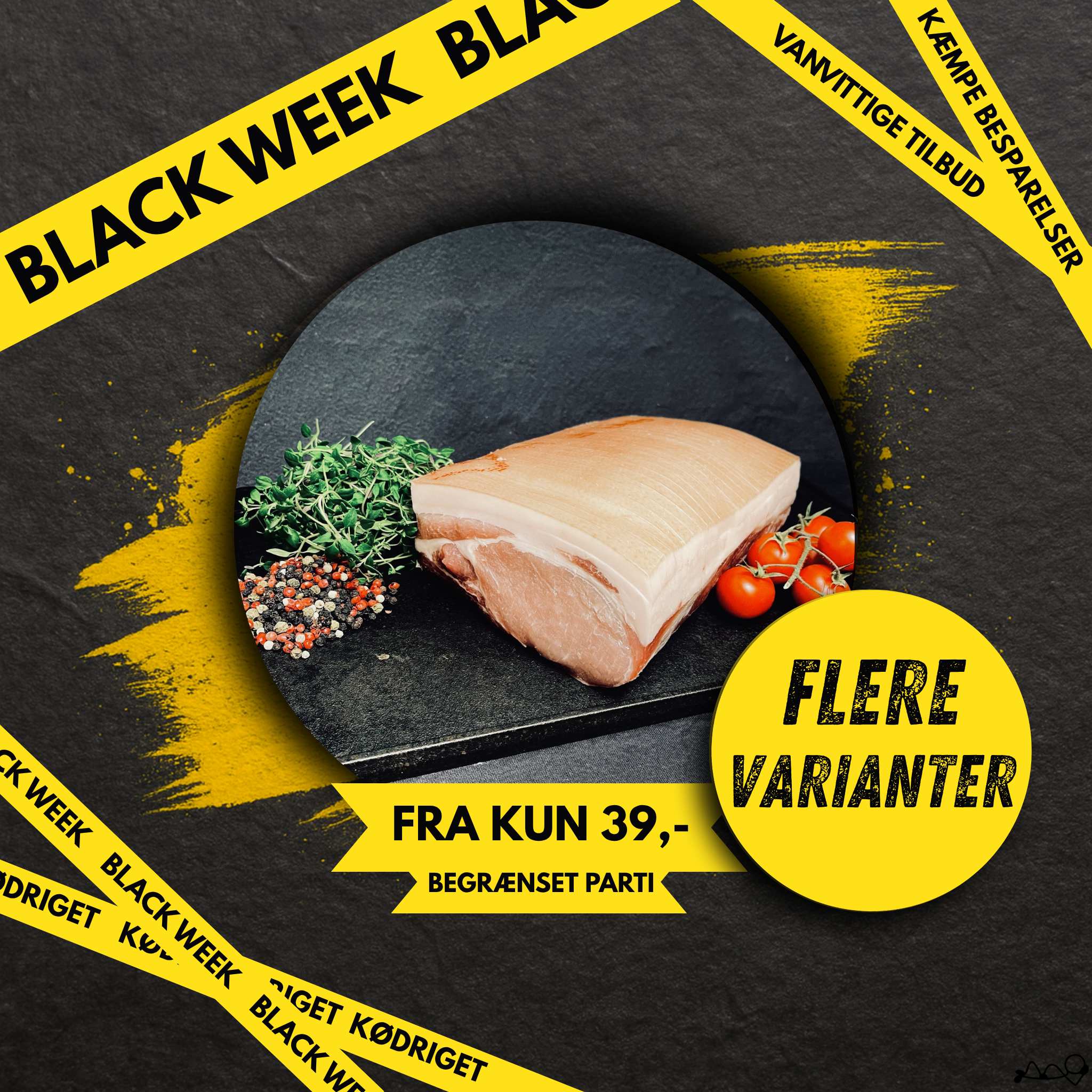 Flæskestegs Trio - Vælg selv udskæringen