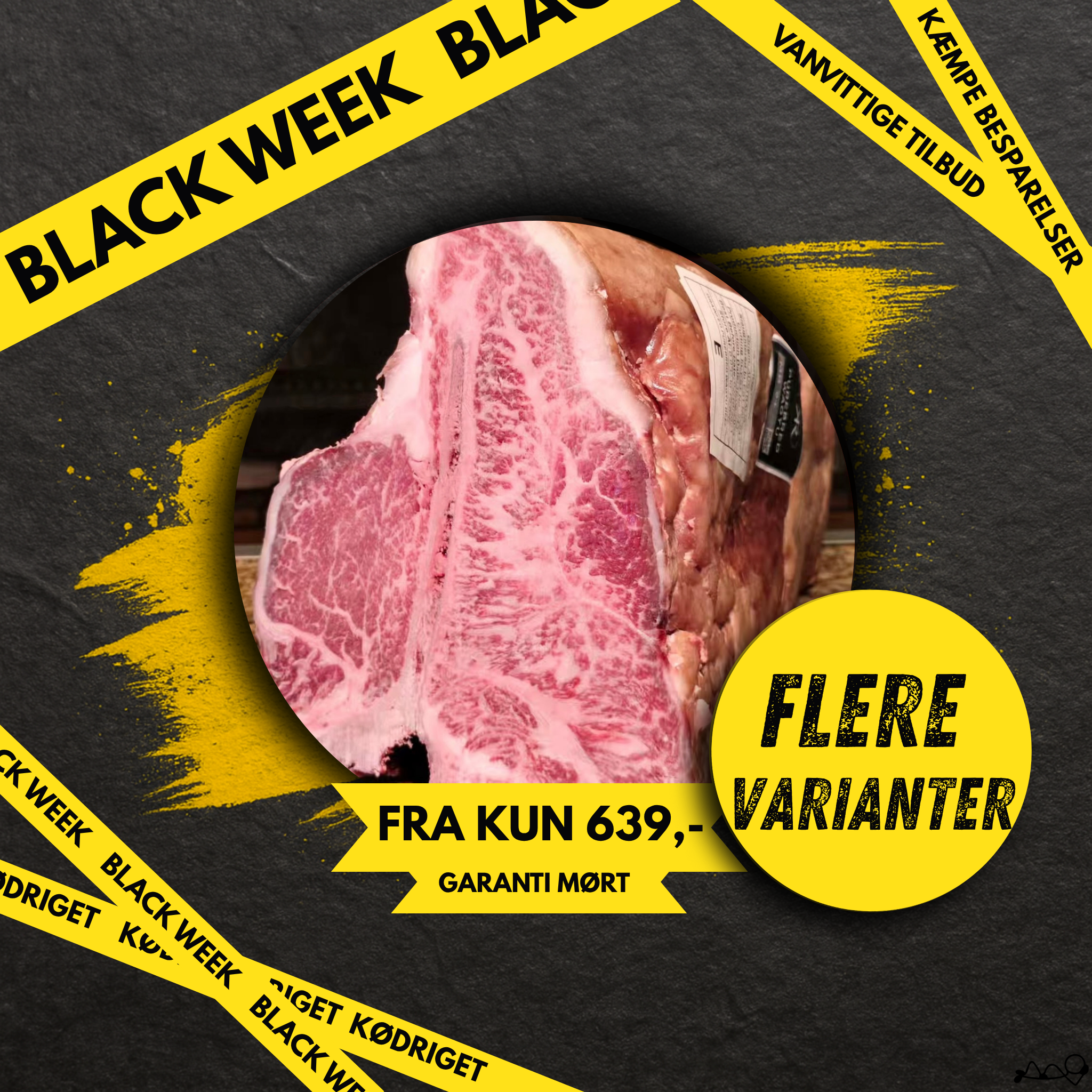 King River Wagyu T-Bone. MBS 8-12