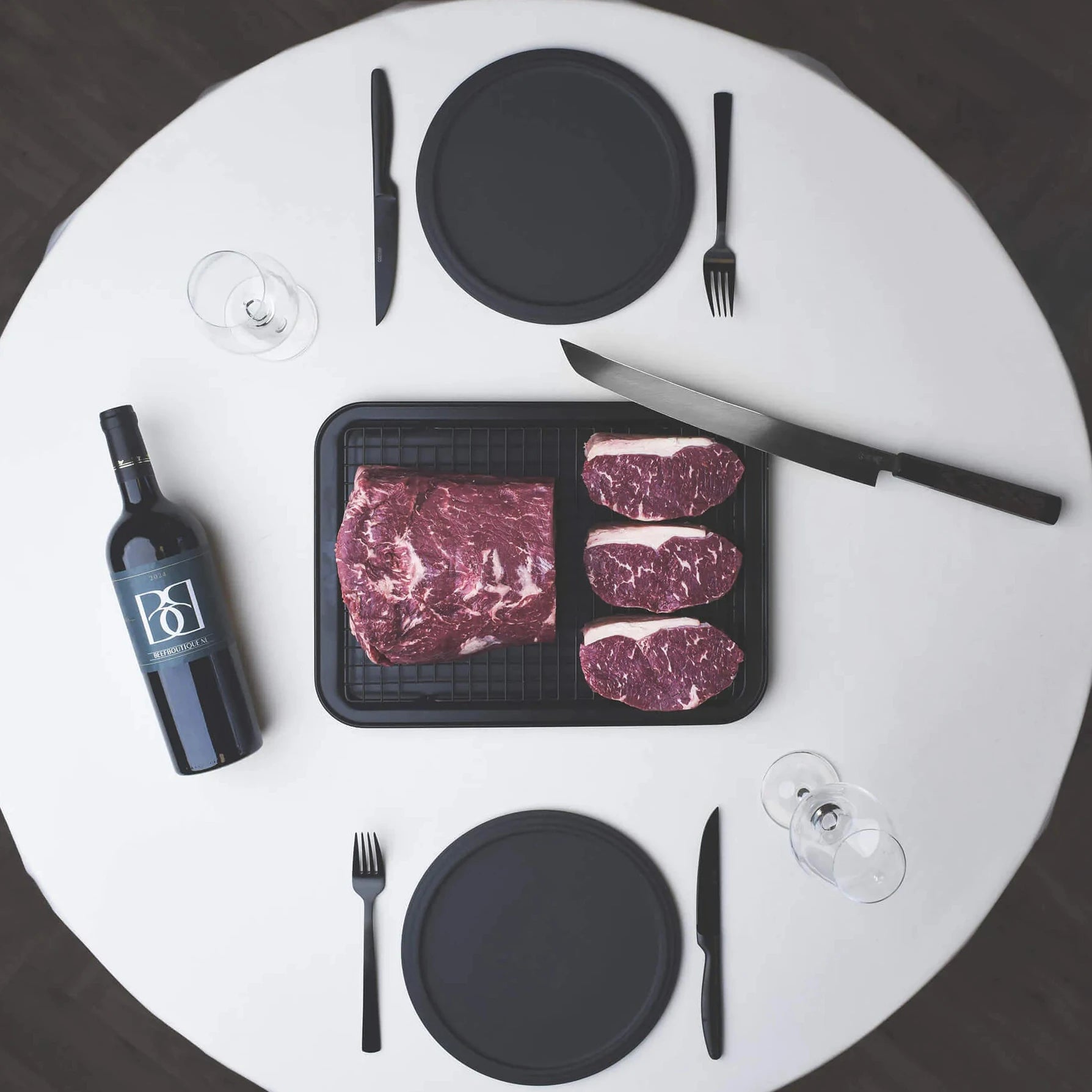 Entrecote kornfodret