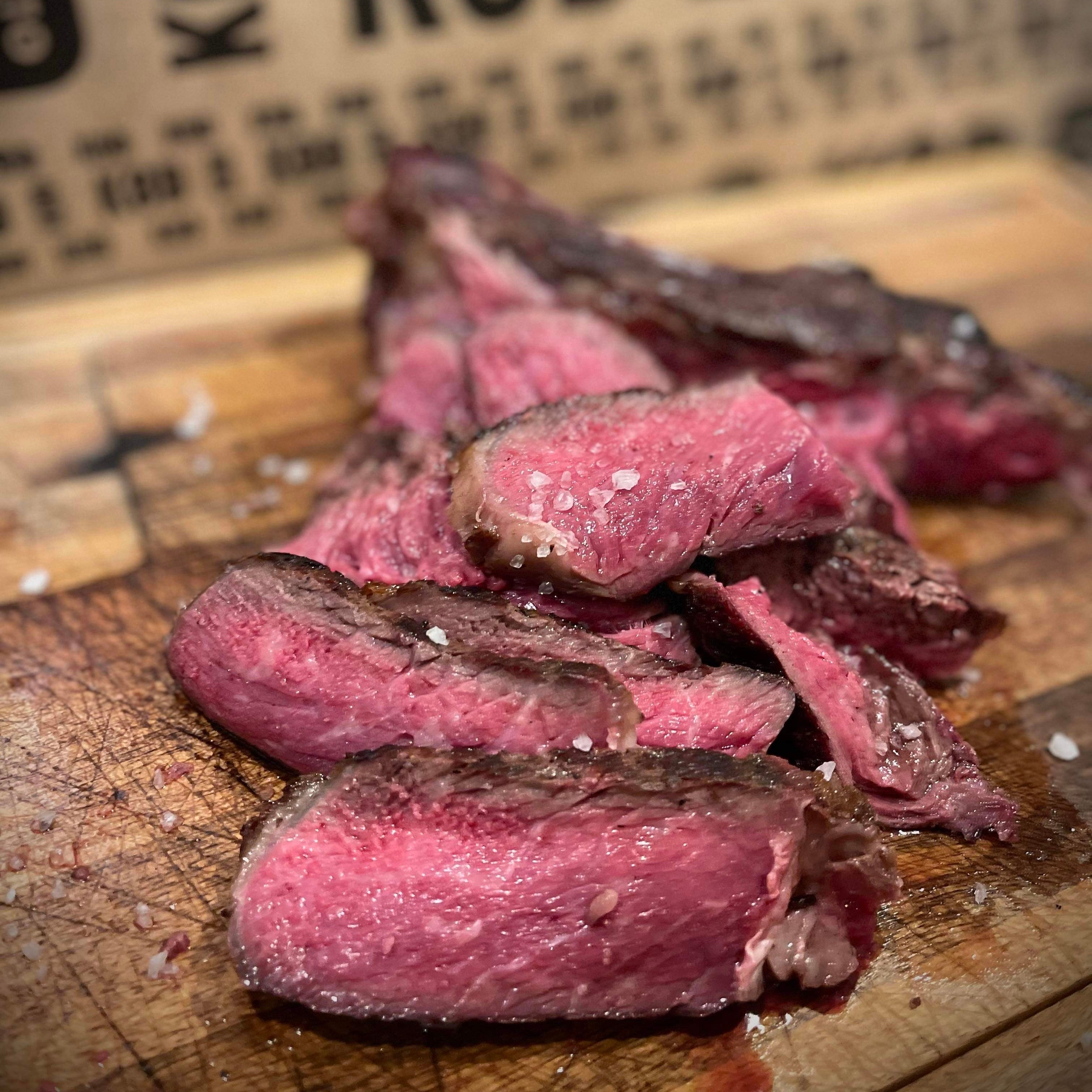 Kæmpe ribeye på ben.