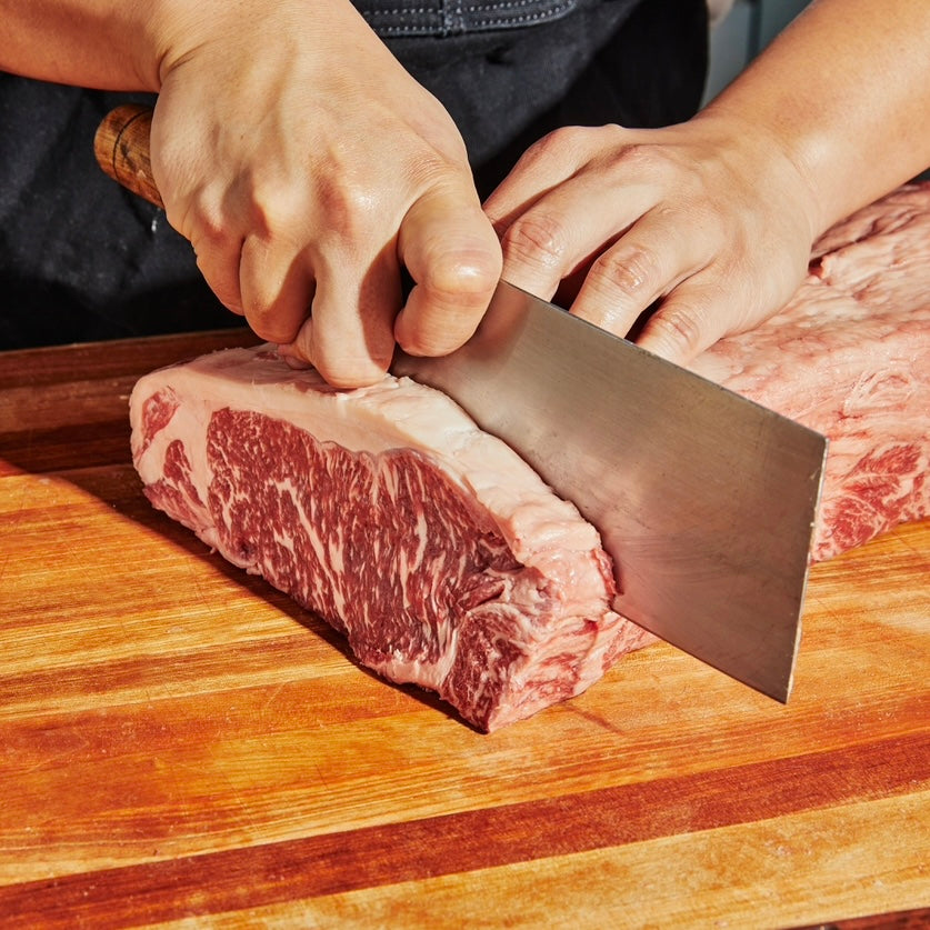 STOR Entrecote af Kornfodret Black Angus.