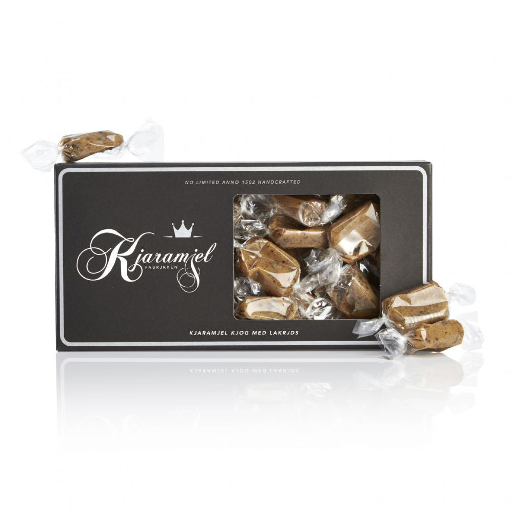 karamelfabrikken - karamel med lakrids 100g