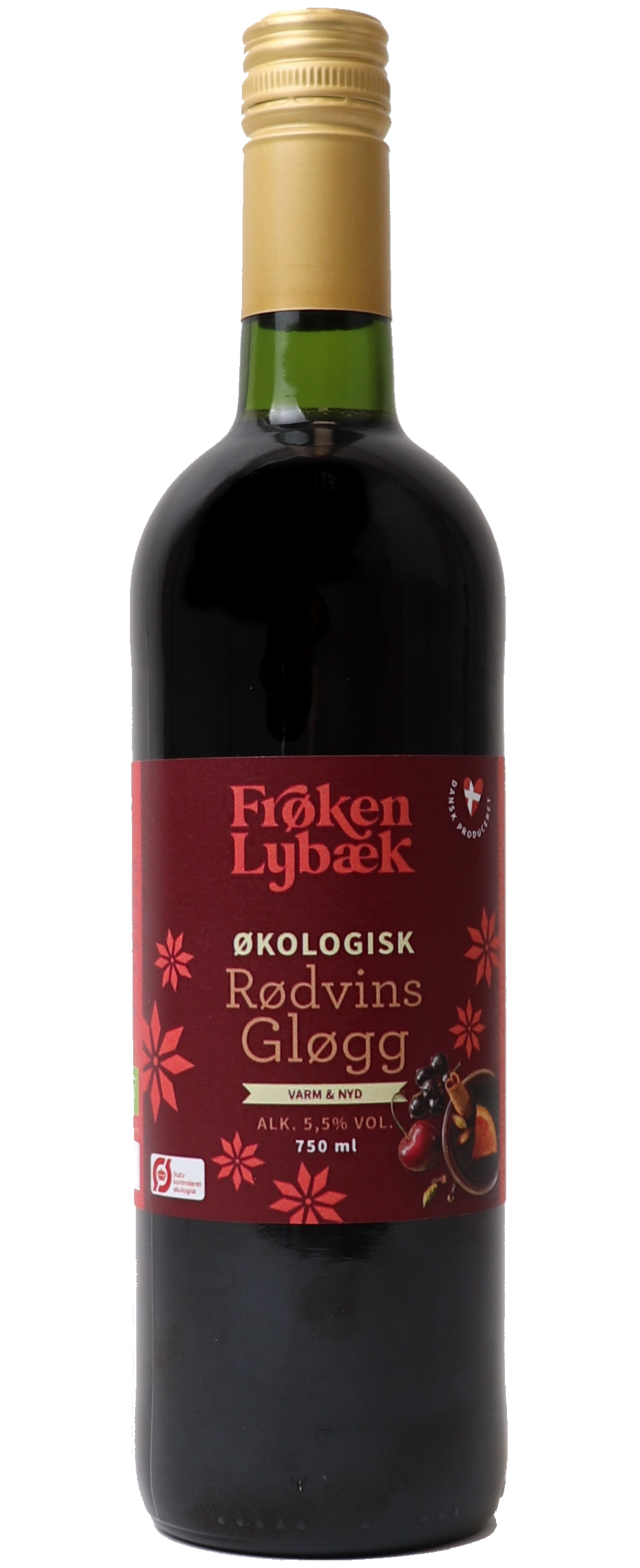 Dansk Økologisk Gløgg. Frøken Lybæk. KAN HOLDE SIG TIL JUL 2025