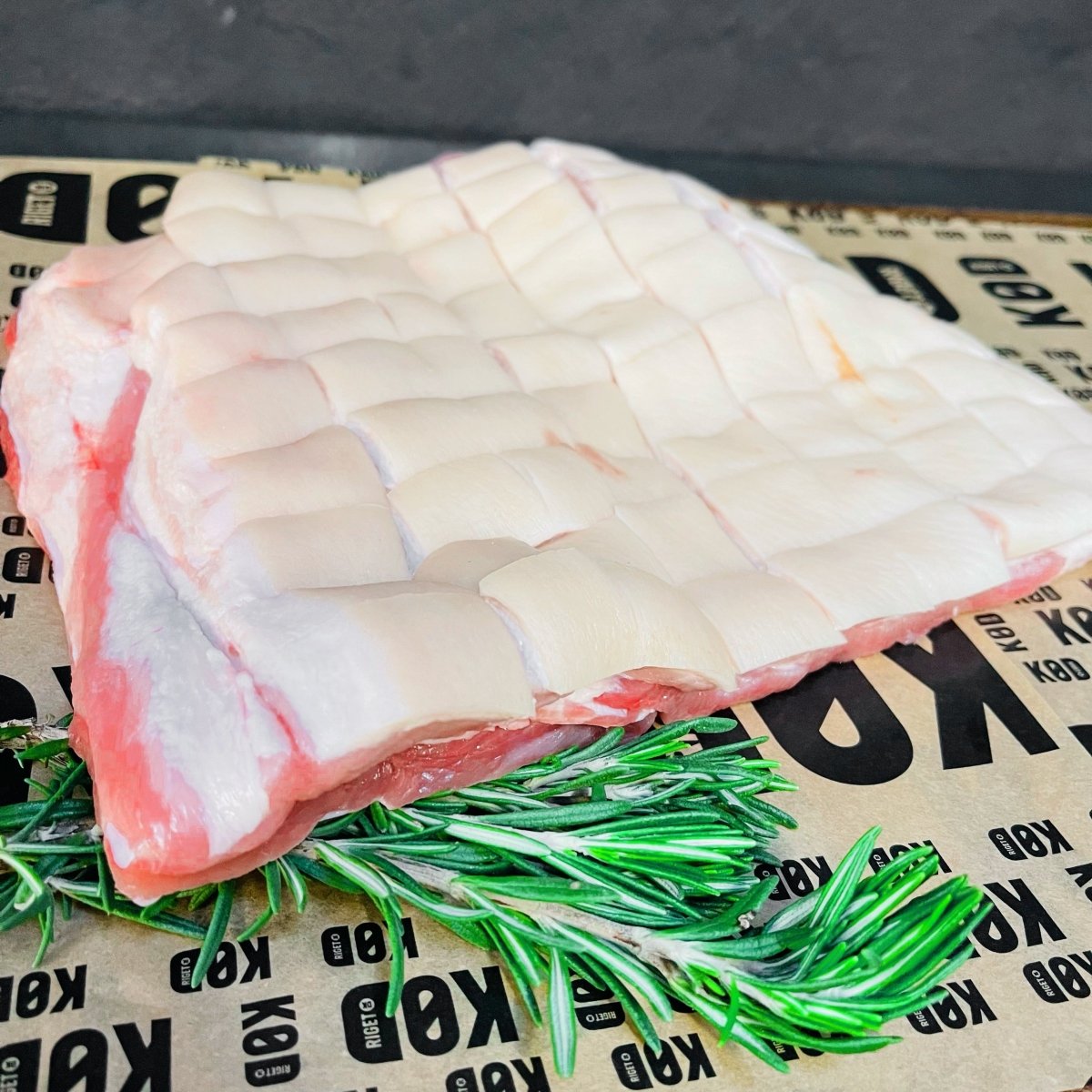Pork Belly M Svær Af Dansk Frilands Gris 1,8-2,0KG - Kødriget