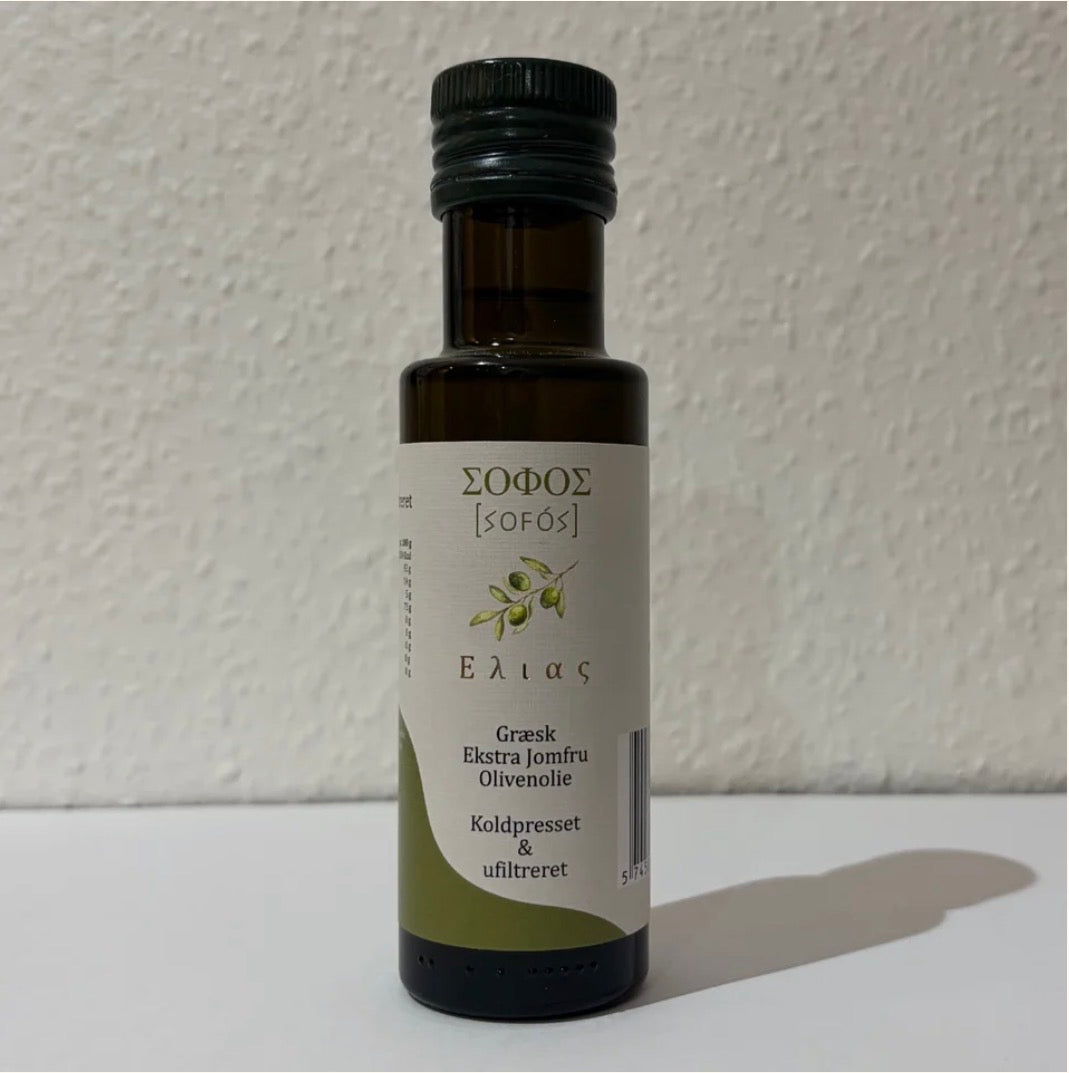 SOFOS Elias koldpresset ekstra Jomfru olivenolie, 100 ml
