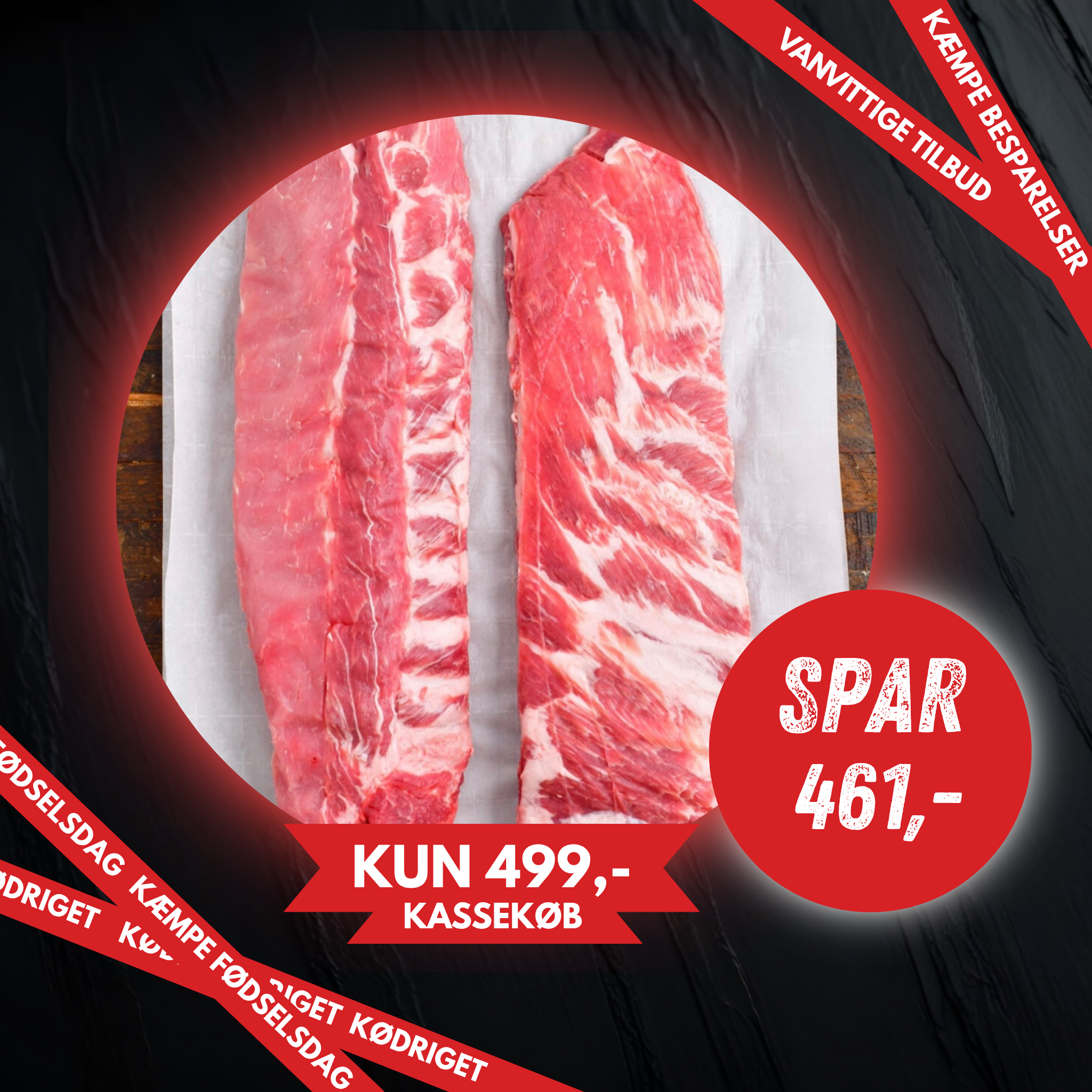 Kamben rå. 8-9 KILO. Nok Danmarks bedste pris..!