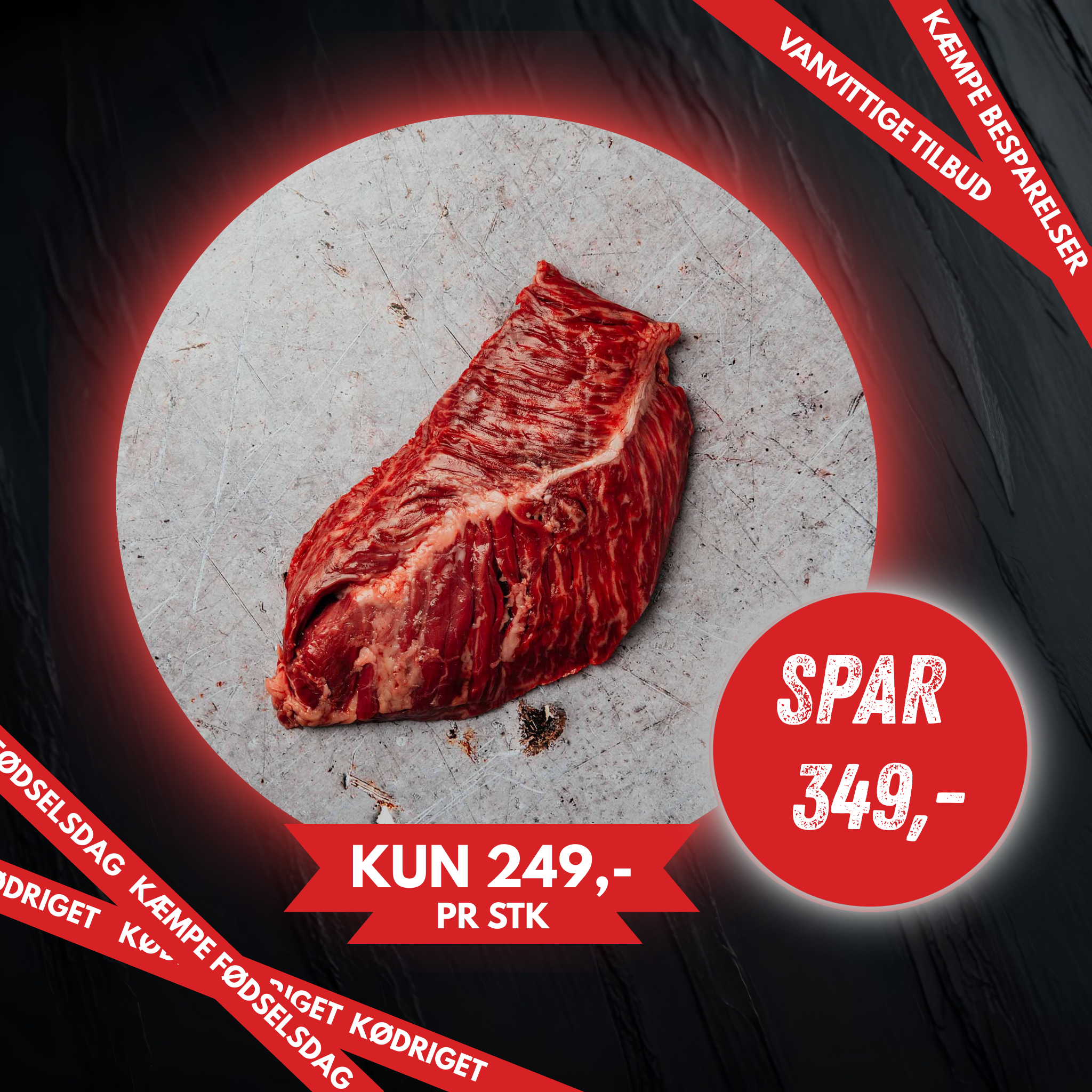 Nyretapper med BBQ KUN 41,5 pr. stk. FØDSELSDAGS TILBUD