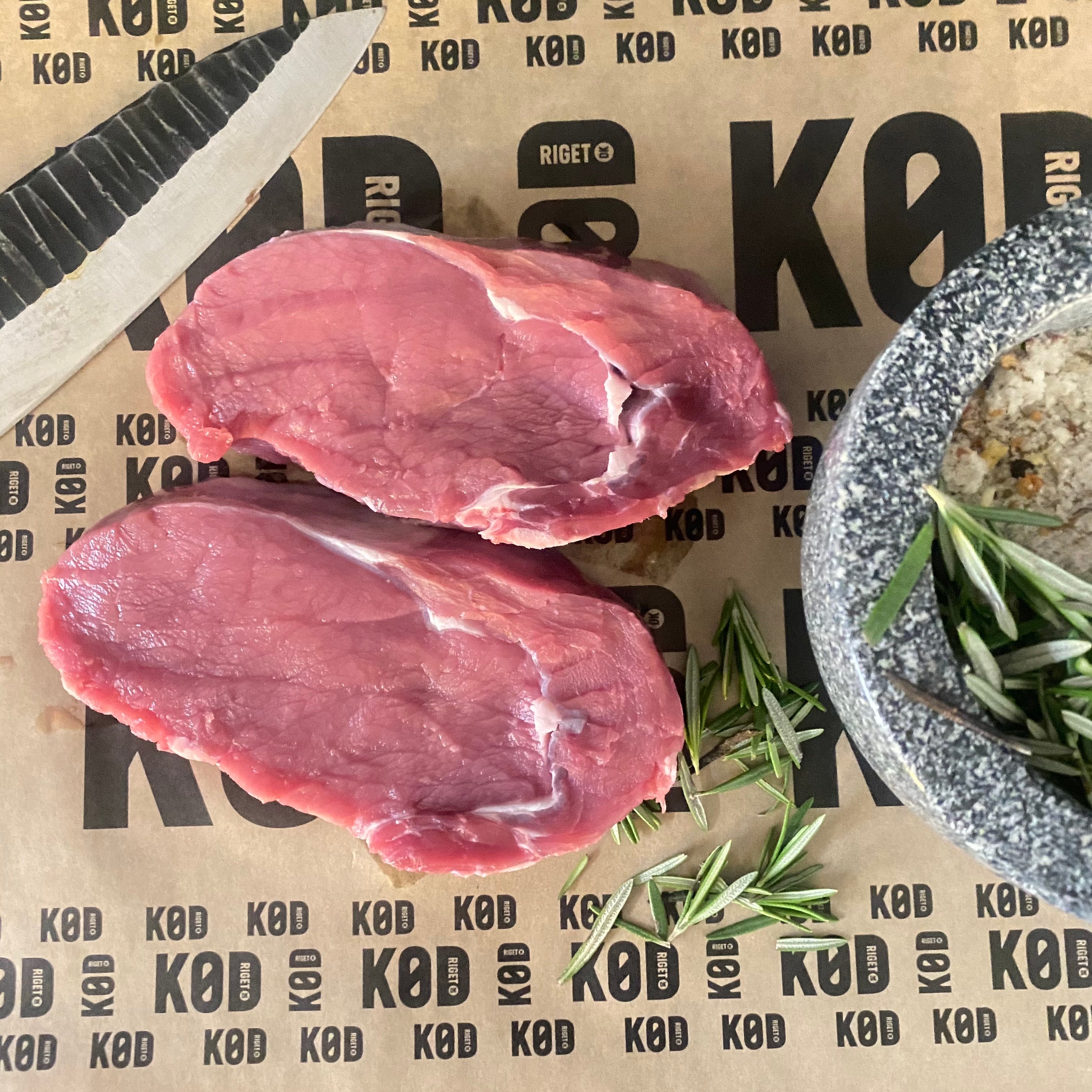 3 kilo Dansk Kalve Ribeye. KASSEKØB