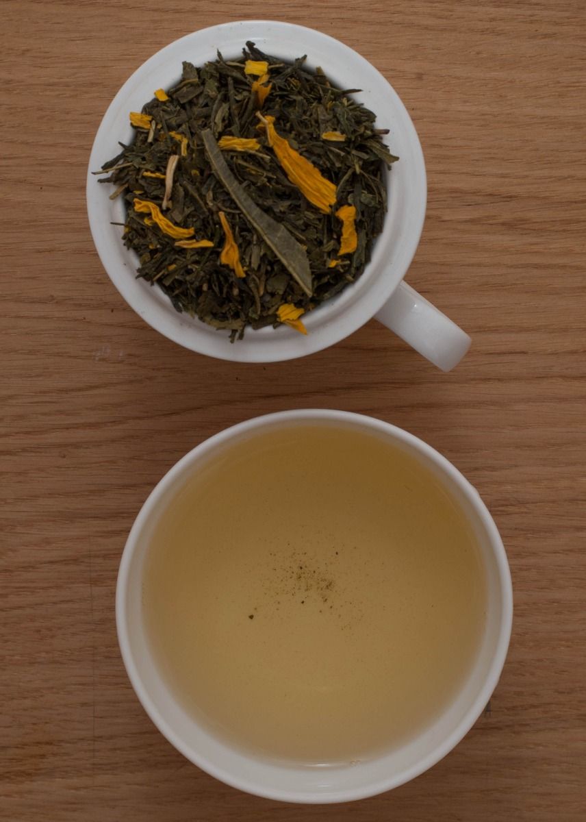 Carstensen's grøn te Lemon & Ingefær 100g