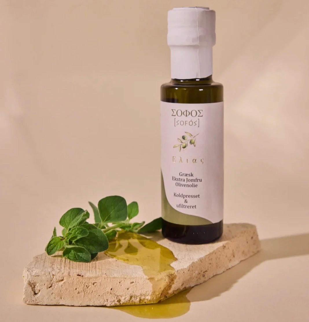SOFOS Elias koldpresset ekstra Jomfru olivenolie, 100 ml