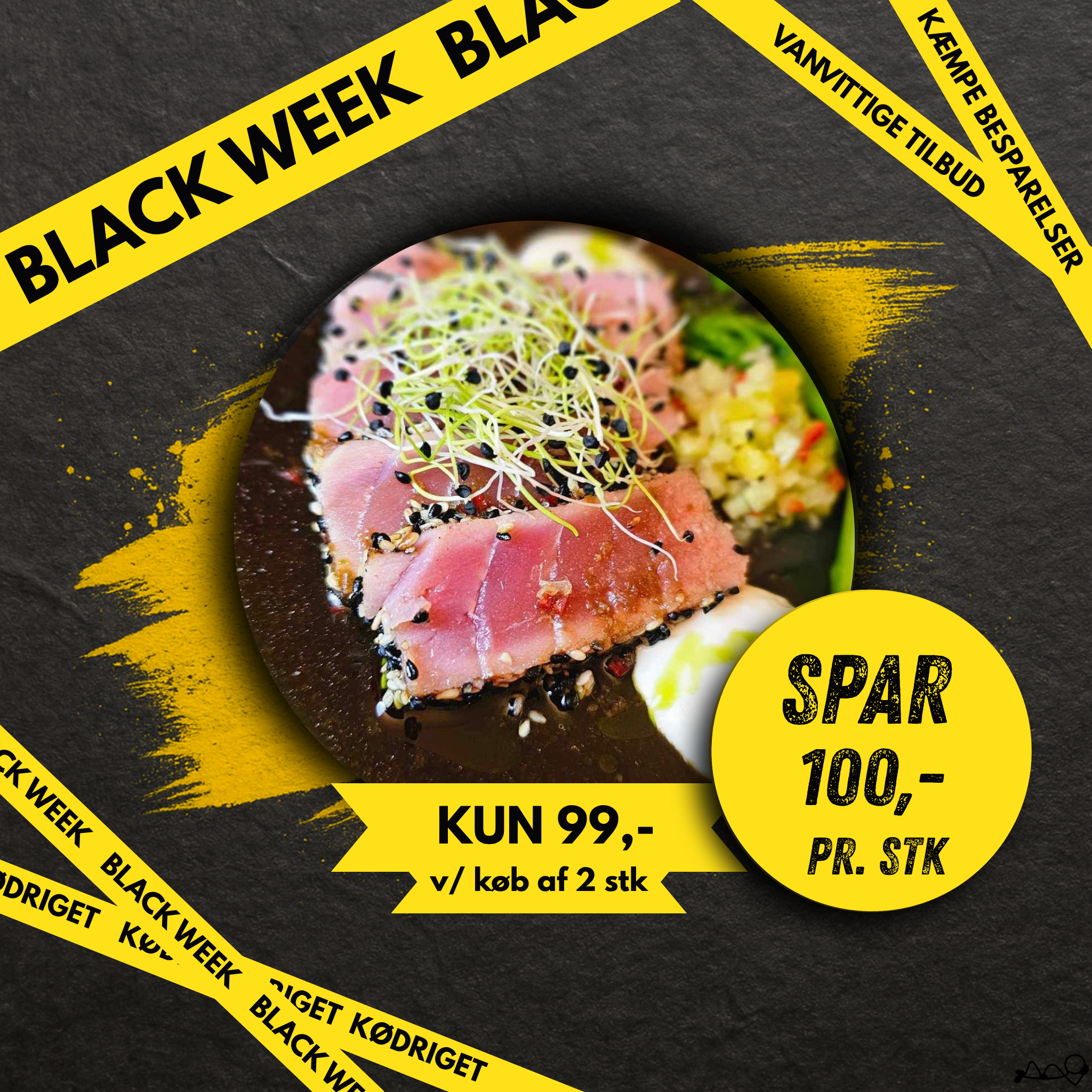 Vildfanget Rød Tun, Saku. sashimi quality