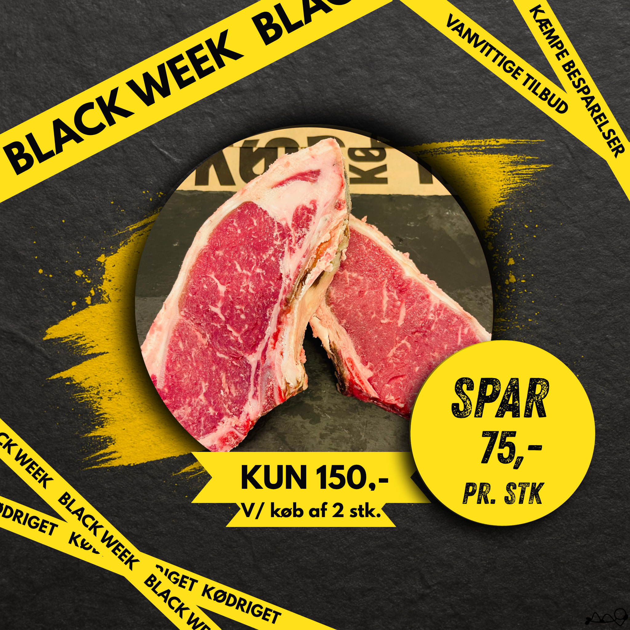 Europas bedste bøf. Fra KUN 150,- pr. stk. ved køb af 2 bøffer.