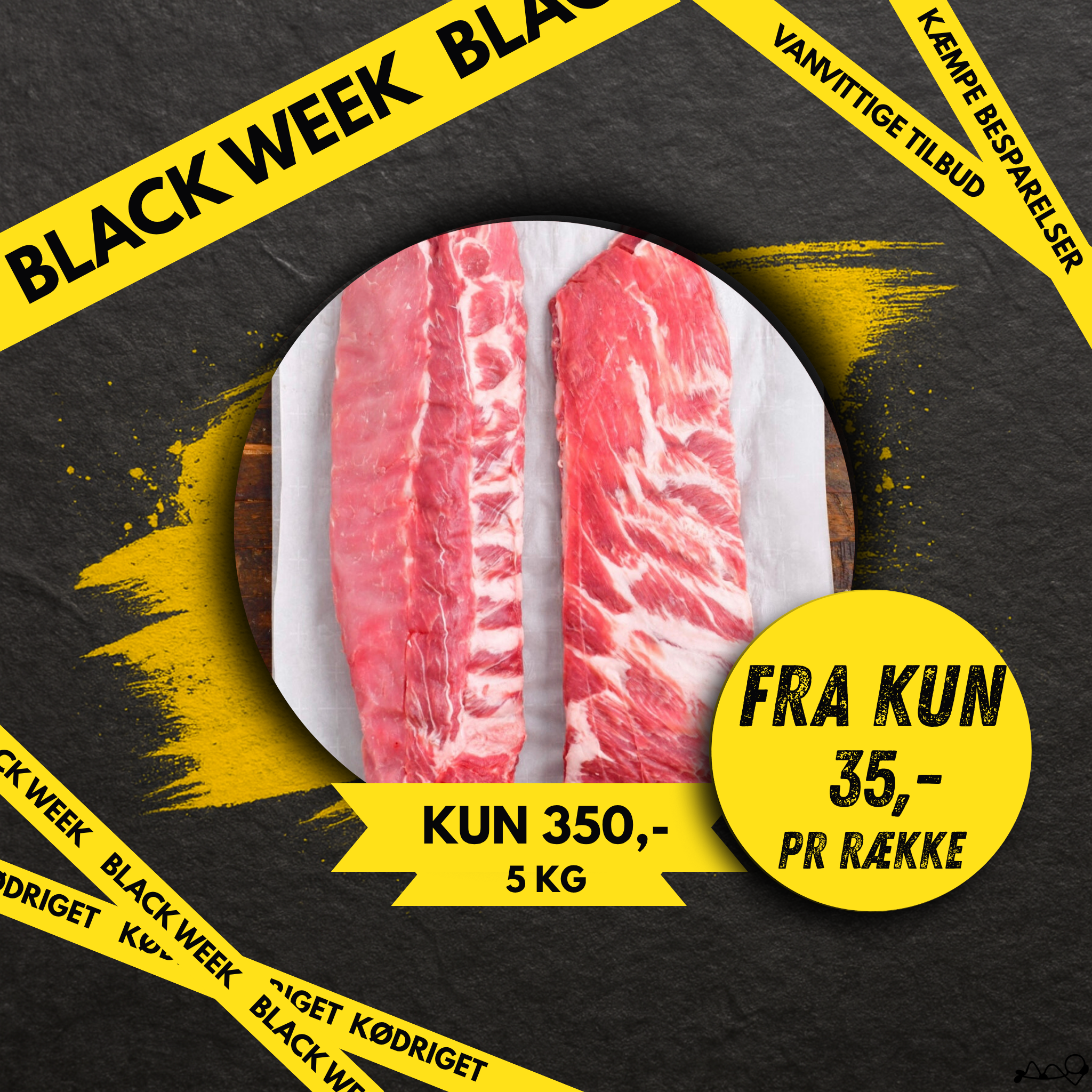 Kamben Sousvide FRA KUN 35,- pr. række.