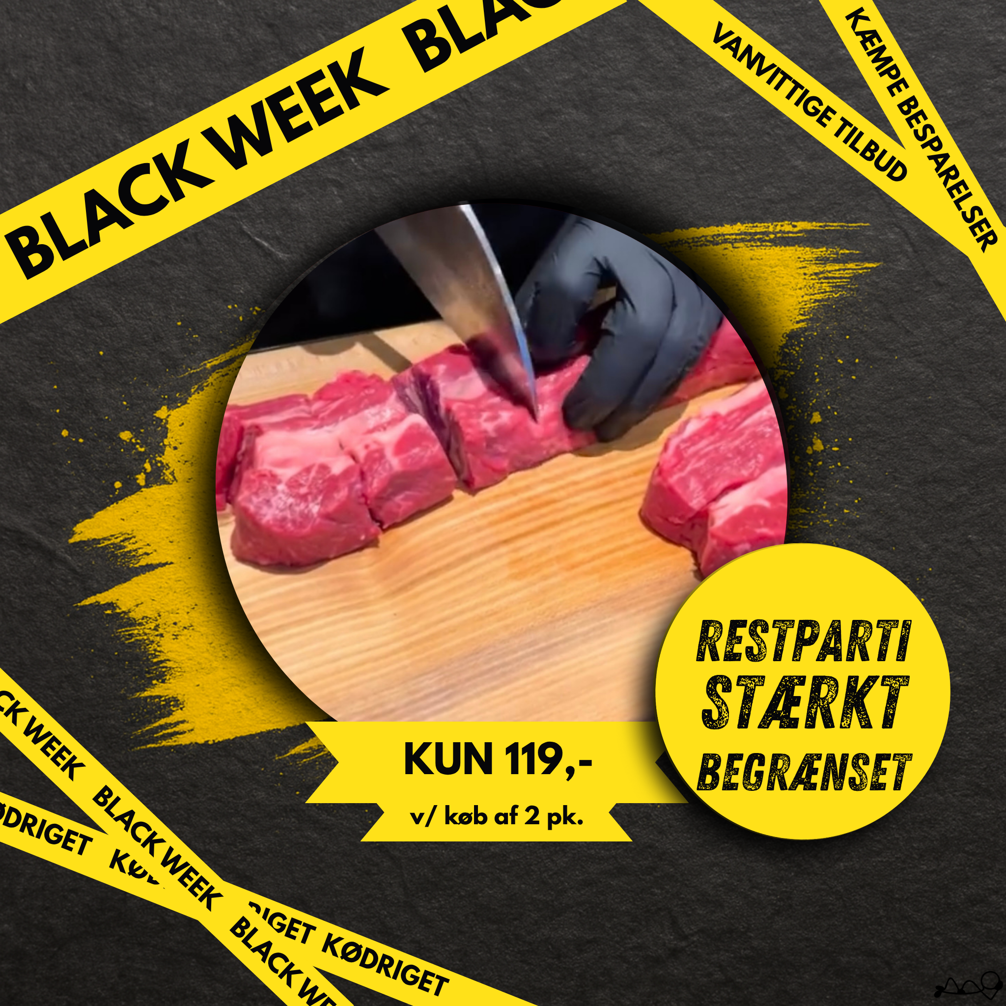 Chunks af Marmoreret okse