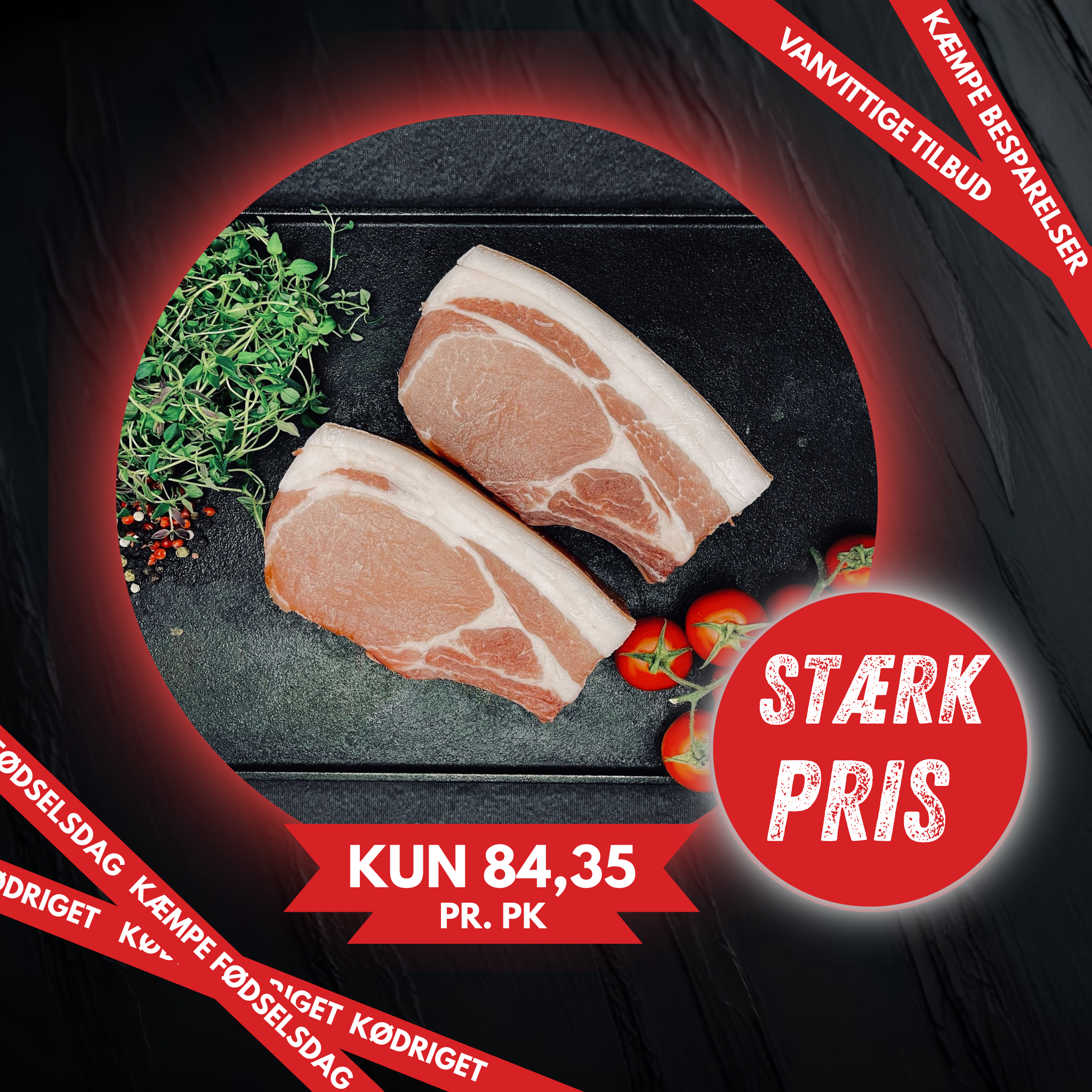 Dry age Kotelet Med svær