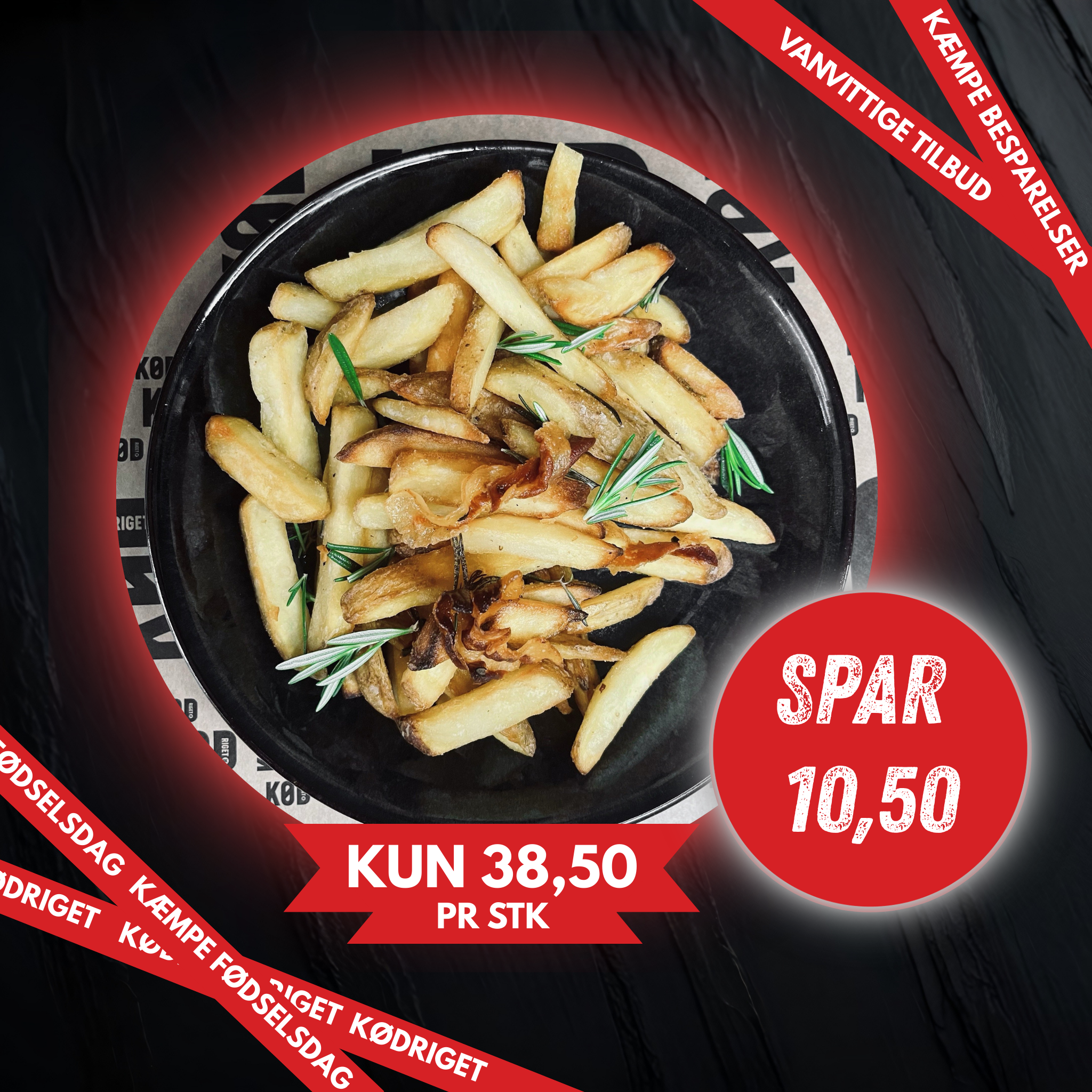 Tripple Cooked Pommes Frites I Andefedt.