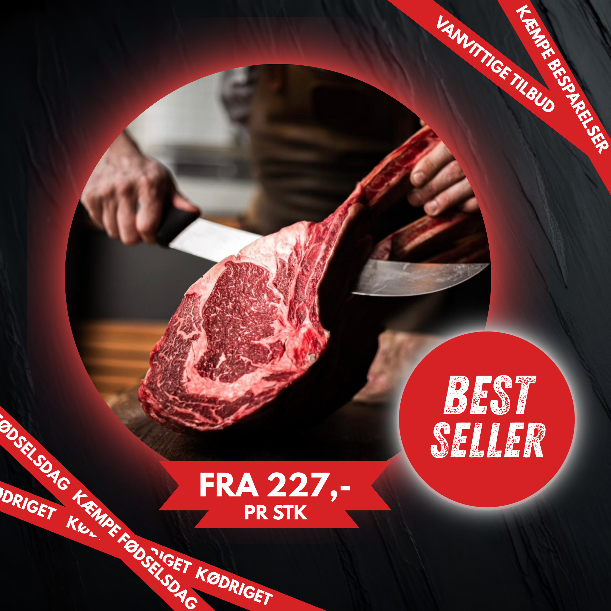 Tomahawk steaks SPAR 72,-