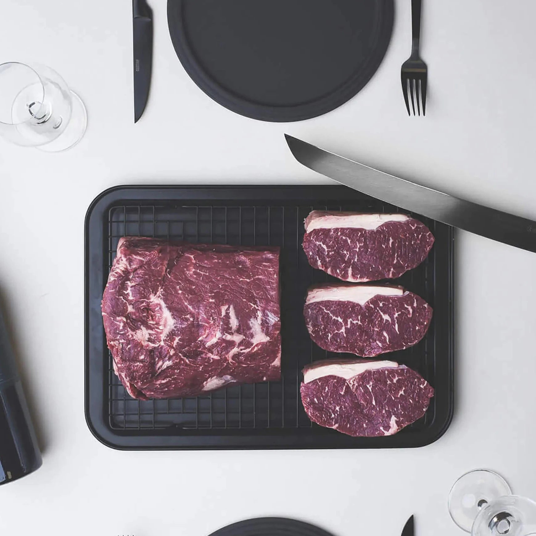 Entrecote kornfodret
