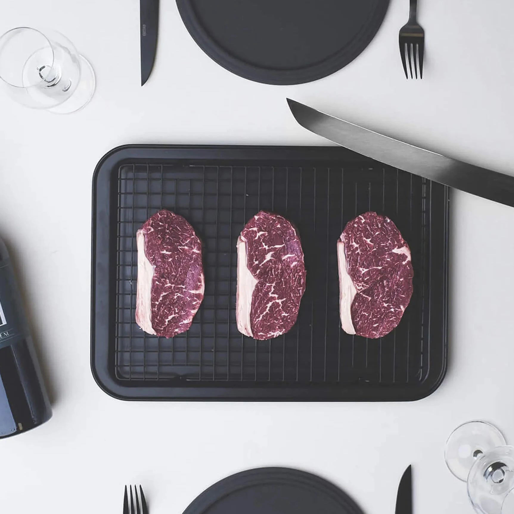 Entrecote kornfodret