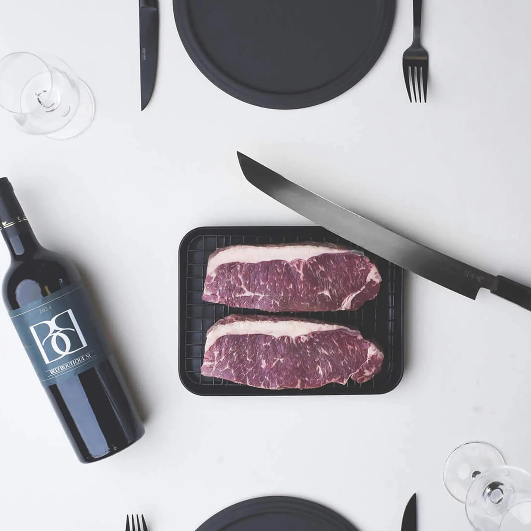Entrecote kornfodret