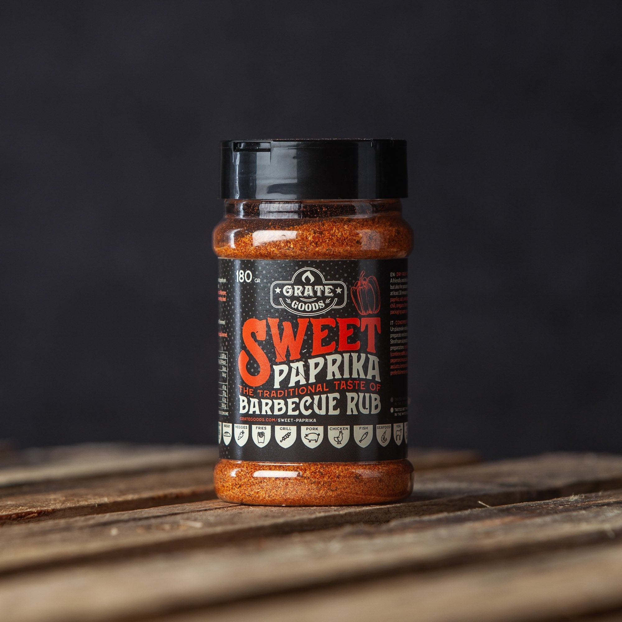 Sweet paprika rub 180 gram