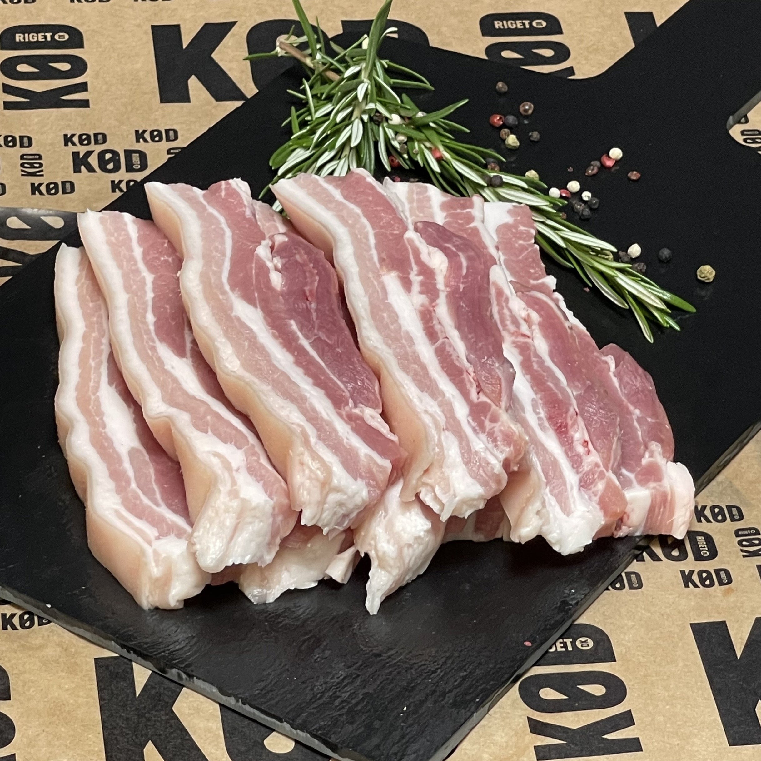 2,5 Kilo Flæsk i Skiver KUN 150,-