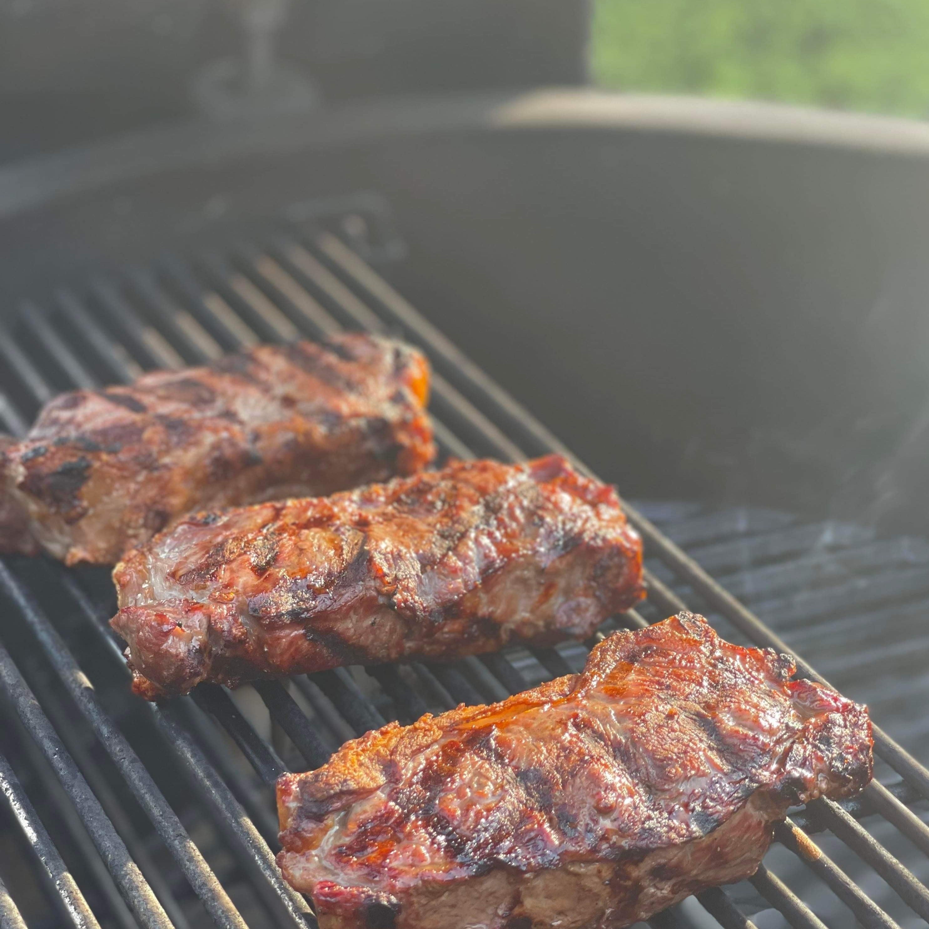 Angus Entrecote Steaks.